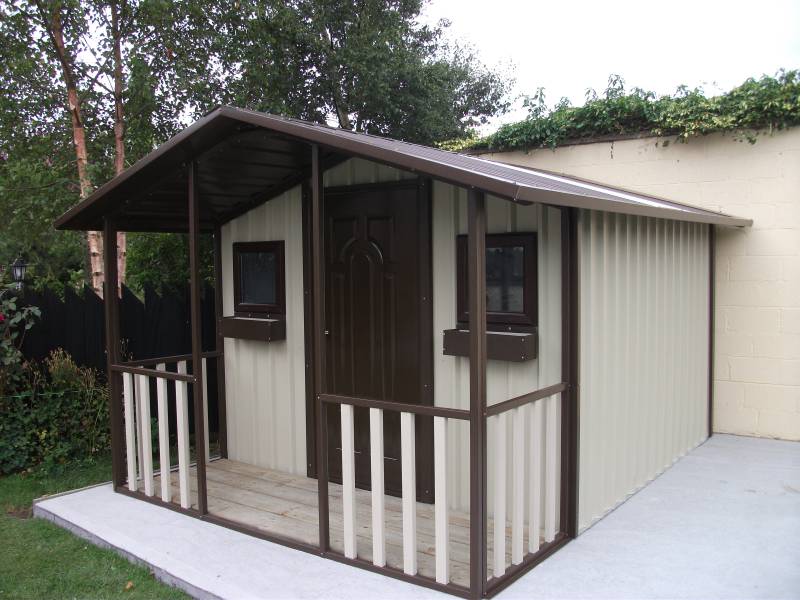 Steel Chalets, Garden Chalets, Summer Houses | Steeltech Sheds