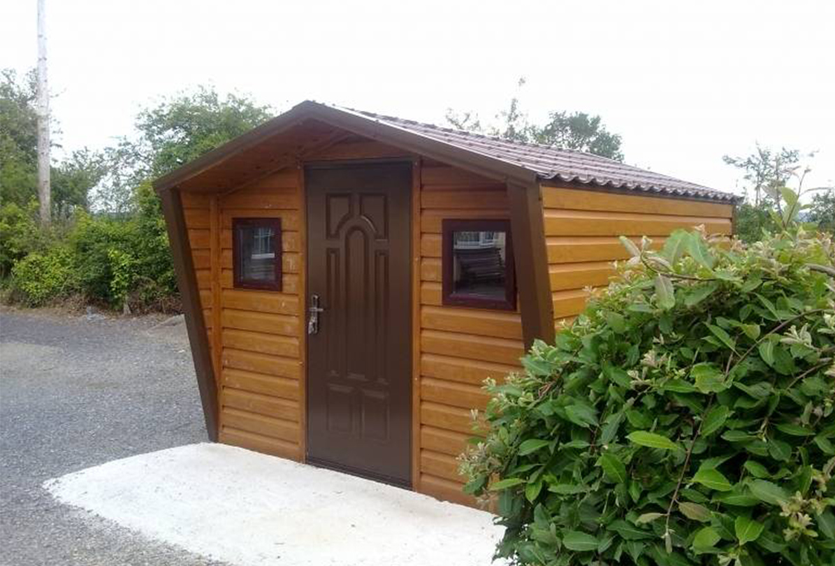 Timber Effect PVC Steel Sheds &amp; Woodgrain Effect Sheds